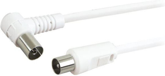 Schwaiger Καλώδιο Κεραίας Coax male - Coax female Λευκό 3m (KVKW30532) 1τμχ