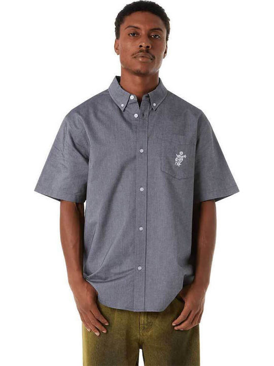 HUF Icarus Langärmlig Hemd Washed Black