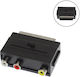 Μετατροπέας Scart male σε RCA female 1τμχ 111444