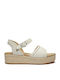 Santorini Sun Damenplattformen Beige
