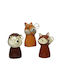 Kaemingk Kaemingk Christmas Porcelain Squirrel Figure 13.5 cm
