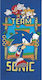 Javoli Πετσέτα Θαλάσσης Sonic Hedgehog Team 70x140cm Πολυεστέρας Γρήγορο Στέγνωμα Jv78817