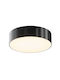 Maytoni Outdoor Ceiling Flush Mount with Integrated LED in Black Color O431CL-L30B3K