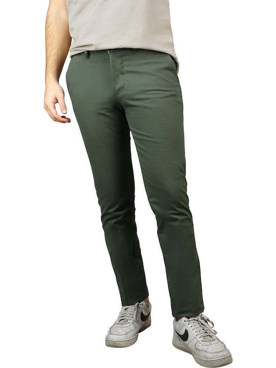 Παντελόνι Chino σε Slim Εφαρμογή Πράσινο
