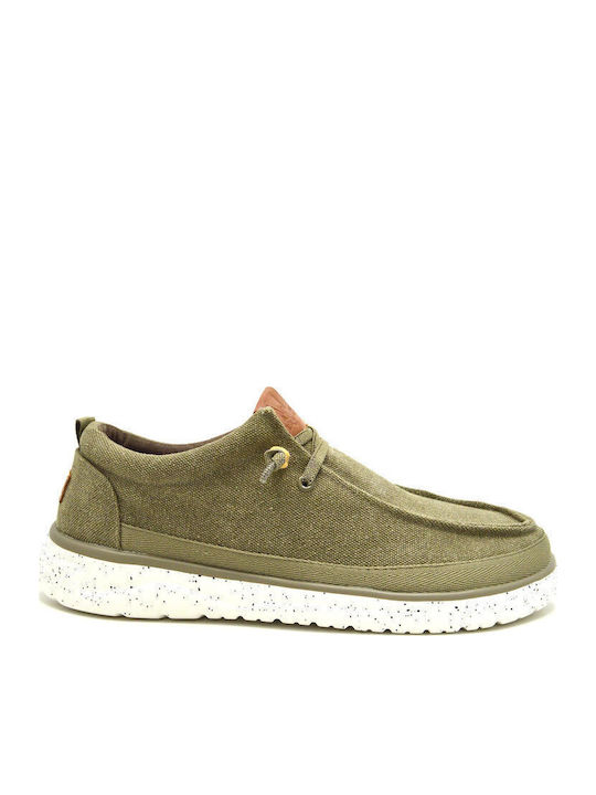 Makena Ανδρικά Loafers σε Πράσινο Χρώμα