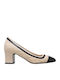 Leder Pumps Schwarz