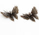 Metal Butterflies 35x25mm 2pcs Bronze