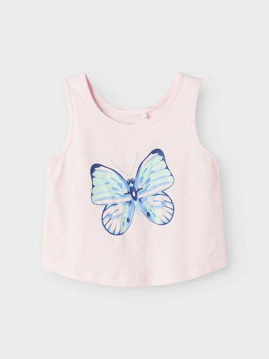 Name It Kids' Shirt Sleeveless Pink Butterfly