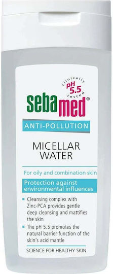 Sebamed Anti-Pollution Micellar Water Facial Cleansers for Oil Control 200ml