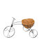 Suport Ghiveci Metalic Mercaton Model Bicicletă Coș 30x48x30 Cm