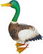 Gartendekoration Magichome Wildente Metall 37x16,5x47 cm