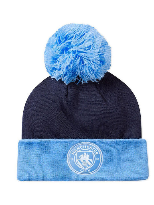 Pom Pom Beanie Ανδρικός Σκούφος Πλεκτός σε Μπλε χρώμα