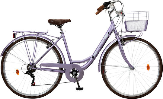 Orient Classic 28" 2024 Μωβ Ποδήλατο Πόλης με 6 Ταχύτητες