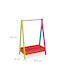 Relaxdays Clothes Rack Kids' Room Made Mdf Multicolor Storage Chest 99 X 64.5 X 42 Cm