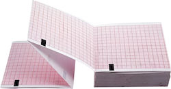 Pachet Hârtie Cardiograf Mediana Ysm255 80mm X 80mm X 250 Foi Roșu