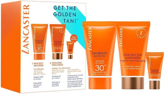 Lancaster Σετ με Αντηλιακό Προσώπου, After Sun & Serum 3τμχ