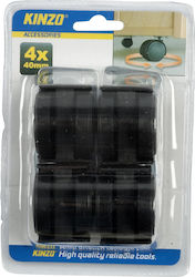 Ρόδες Περιστρεφόμενες 40mm 4τμχ Kinzo