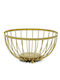 ArteLibre Fruit Bowl Wooden Beige 25x13cm