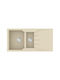 Sanitec Ultra Granite Sink 802 100x50cm Ochre