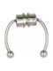 Septum Nose Piercing Earring From Steel Gold / White