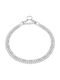 Нашийник Sprenger Twin Row Martingale с плоски полирани звена, стомана, хромиран, 2.0 мм, 60 см