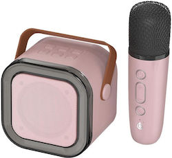 Moveteck Lautsprecher Karaoke mit Kabellosem Mikrofon