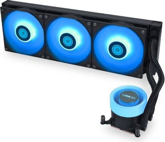 Lian Li GA II Lite RGB 360 Water Cooling AIO CPU with 3 Fans 120mm