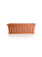 Bama Planter Box Plastic Light Terracotta 40x18.5x16.5cm.
