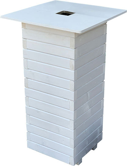 Woodware Planter Box Wooden White Woodware Planter Box Wooden White