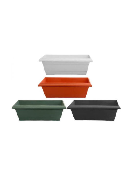 Miltoplast Planter Box Plastic Cypress 50x21x12cm.