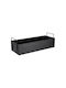 Butlers Planter Box Metallic Black 45x17cm.