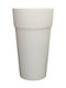 Bama Ghiveci Plastic Alb 40x40x70cm.