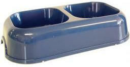 Ferplast Party Plastic Waterer / Feeder for Dog 1.2ml in Blue Color