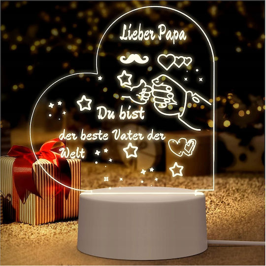 LED Lamp Warm White 3D Illusion LED Lamp Warm White 3D Illusion