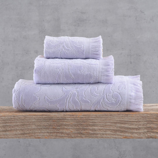 Rythmos Προσώπου Sienna 50x90εκ. Λιλά Βάρους 500gr/m²