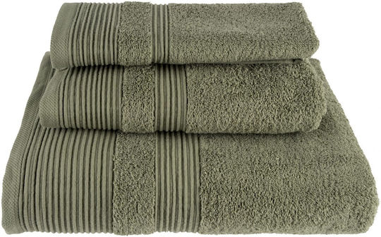 Astron Italy Πετσέτα Προσώπου 50x90εκ. Olive Βάρους 550gr/m²