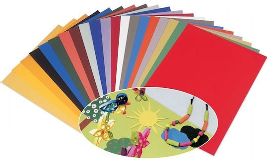 312450 Canson Karton A4 21x29 cm 100 Blatt 10 Farben