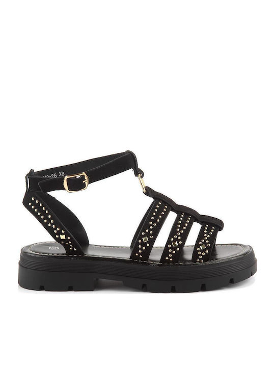 Fshoes Γυναικεία Σανδάλια Μαύρα