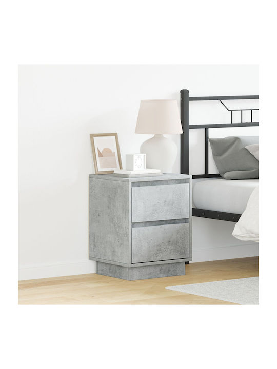 Nachttisch Grey Concrete 39x34.5x50cm