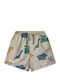 Liewood Duke Dinosaures Mist Kids Swimwear Swim Shorts Mist