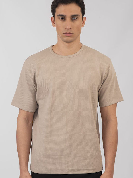 Double T-shirt Greige