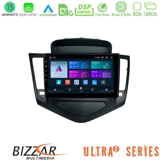 Bizzar Ηχοσύστημα Αυτοκινήτου για Chevrolet Cruze 2009-2012 (Bluetooth/USB/WiFi/GPS/Apple-Carplay/Android-Auto) με Οθόνη Αφής 9"