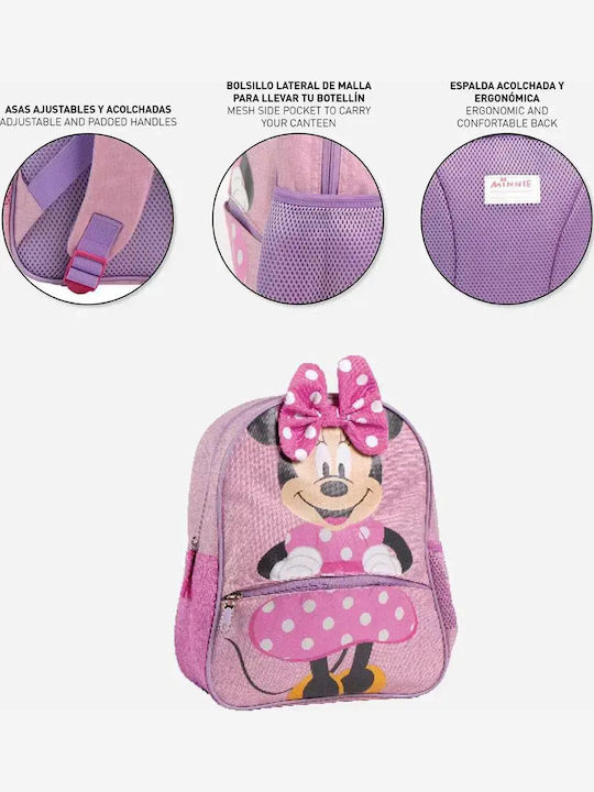 Cerda Minnie Mouse Σχολική Τσάντα Πλάτης Δημοτικού