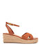 Platforme dama Tabac maro