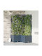 Garden Planter Pergola 3 Pcs Grey 80x80x143 cm