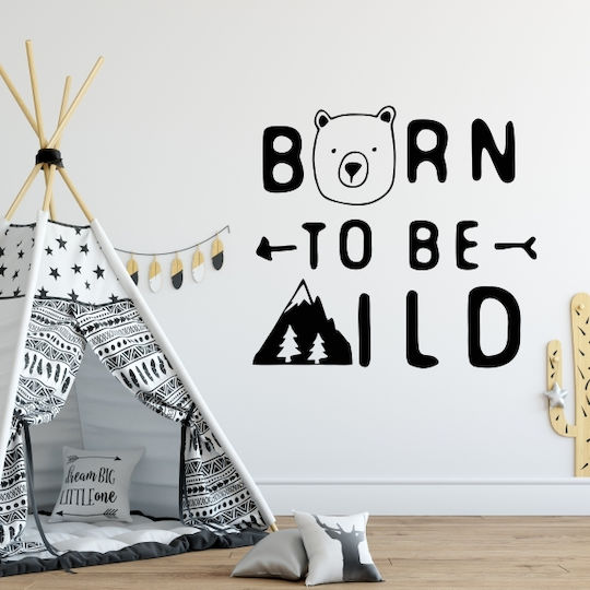 Wall Stickers For Kids Room Born To Be Wild 1 Pc. - Lilac Wall Stickers For Kids Room Born To Be Wild 1 Pc. - Lilac