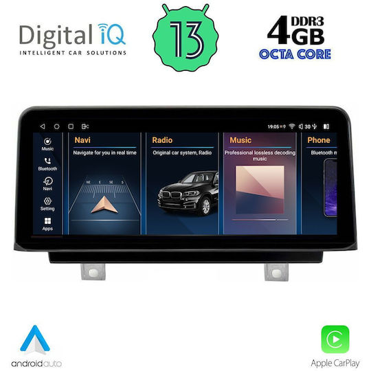 Digital IQ Ηχοσύστημα Αυτοκινήτου για BMW X5 (F15) / X6 (F16) 2013-2016 (Bluetooth/USB/WiFi/GPS/Apple-Carplay/Android-Auto) με Οθόνη Αφής 10.25"
