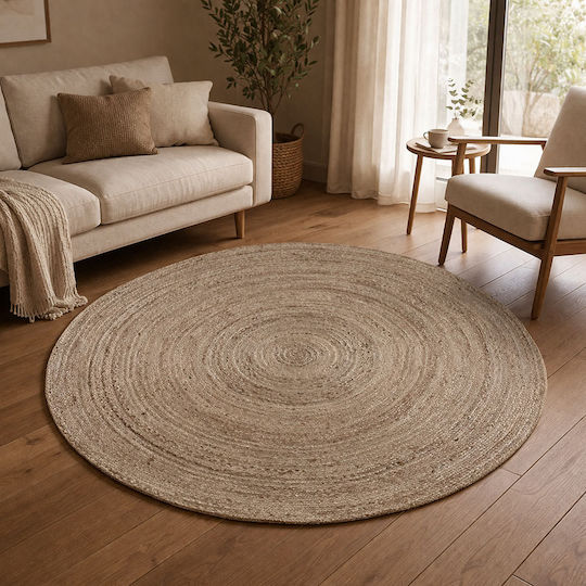 Handgefertigt Sommer aus Jute Grey