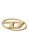 Diesel Men's Single Earring made of Steel Gold Plated