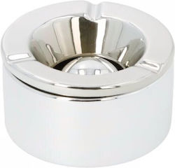 Ceramic Windproof Ashtray Silver 402005